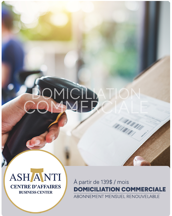 Produit, domiciliation Commerciale, Ashanti